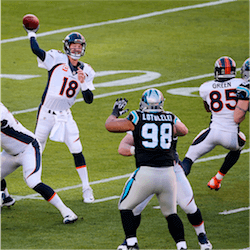 NFL match passing ball
