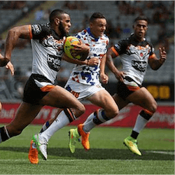 NRL players running
