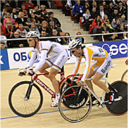 two cyclists
